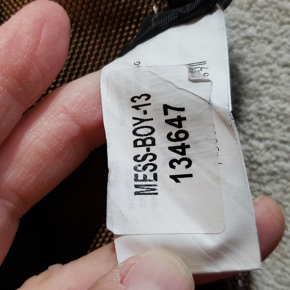 BOY LONDON Messenger Bag Faux Leather and Cordura - Picture 12 of 16